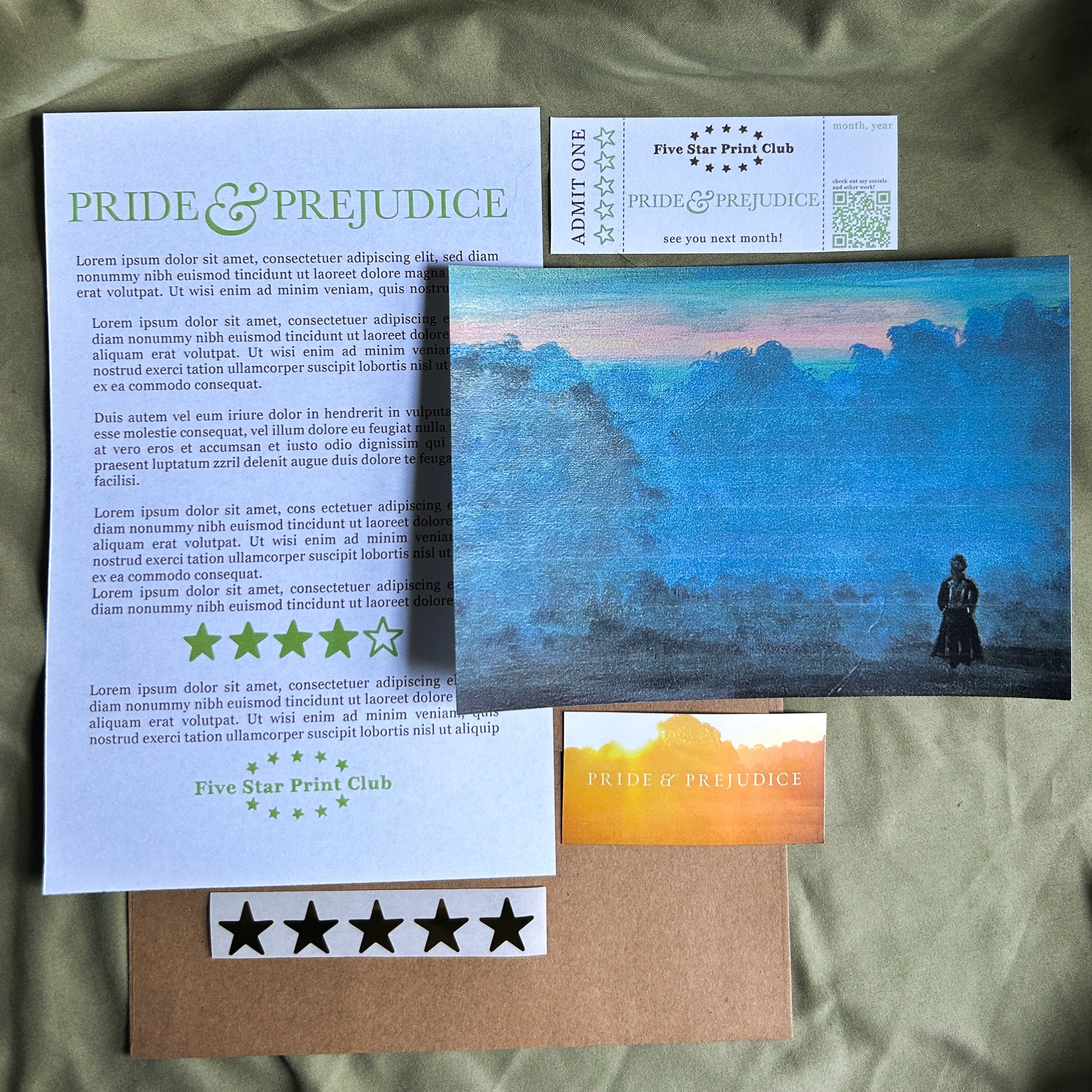 Five Star Print Club JUNE (US monthly subscription)