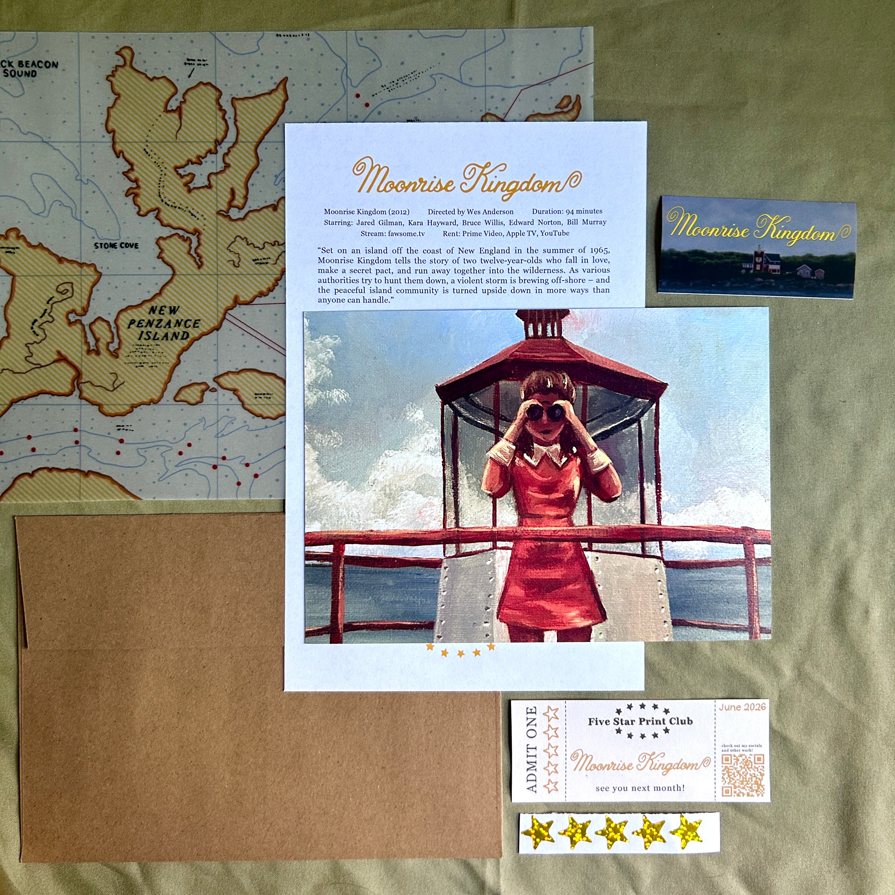 Five Star Print Club SEPTEMBER (US monthly subscription)
