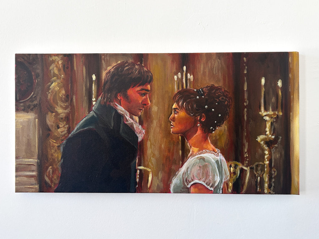 Pride and Prejudice Original Painting | 10x20 Acrylic on Canvas