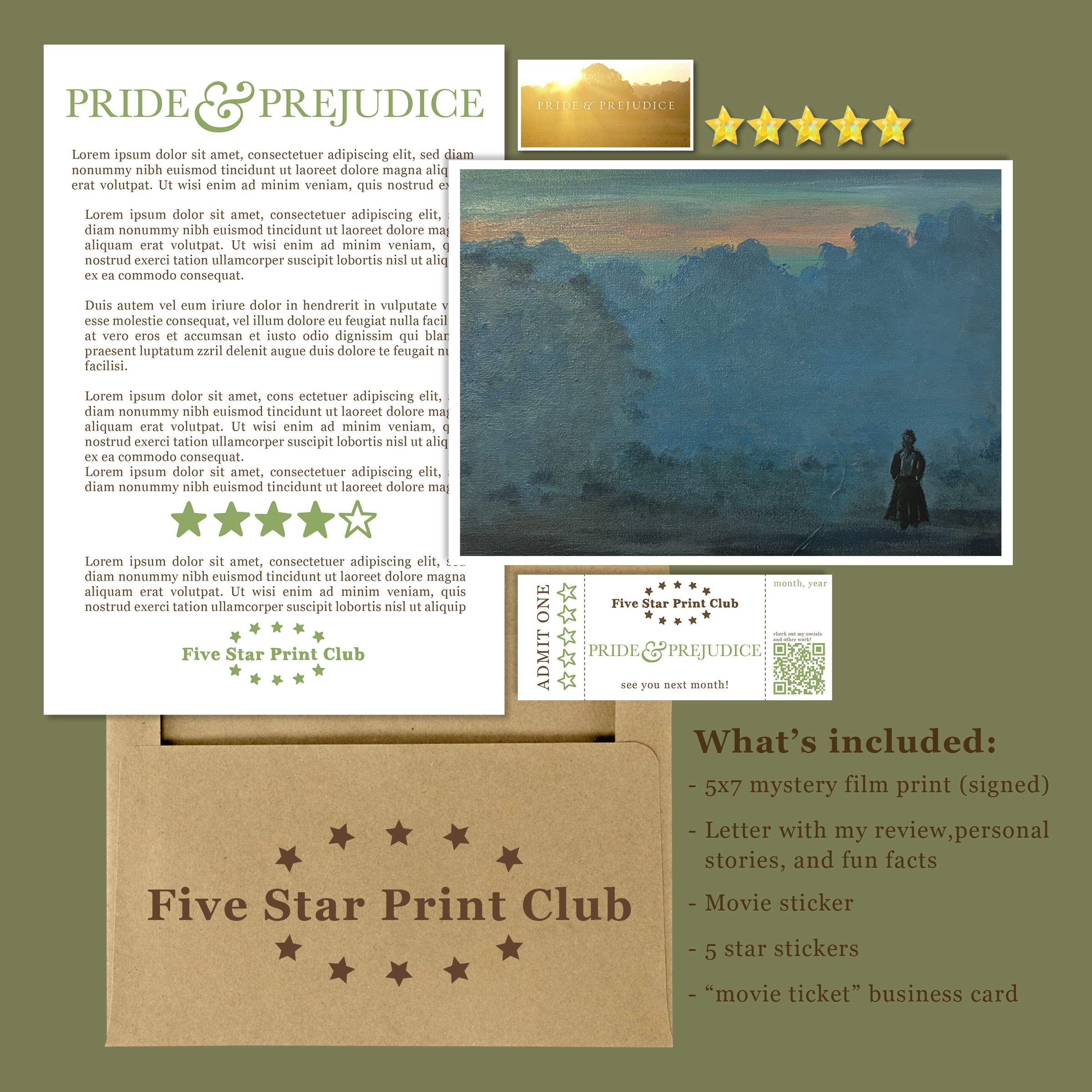 Five Star Print Club JUNE (US monthly subscription)