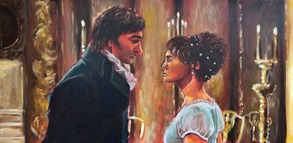 Pride and Prejudice Original Painting | 10x20 Acrylic on Canvas